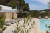 Villa in Santa Eulalia des Riu - Can Rafalet - Modern style&brand new villa with pool, garden and  BBQ
